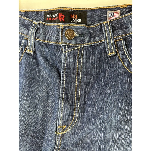Ariat FR M3 Loose Basic Stackable Straight Leg Jean Size 36 / 30 Flame Resistant - Picture 9 of 10